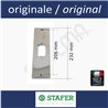 Placca inox copriforo e porta frutto int. 206