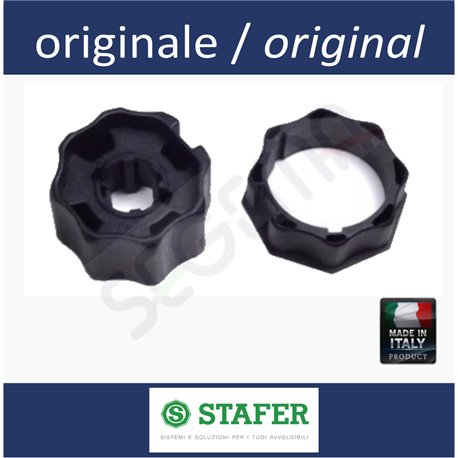 STAFER octagonal 60mm tube set of adapters