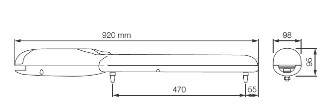 Misure dell'operatore WG5000 NICE