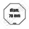 Coppia adattatori diam. 70
